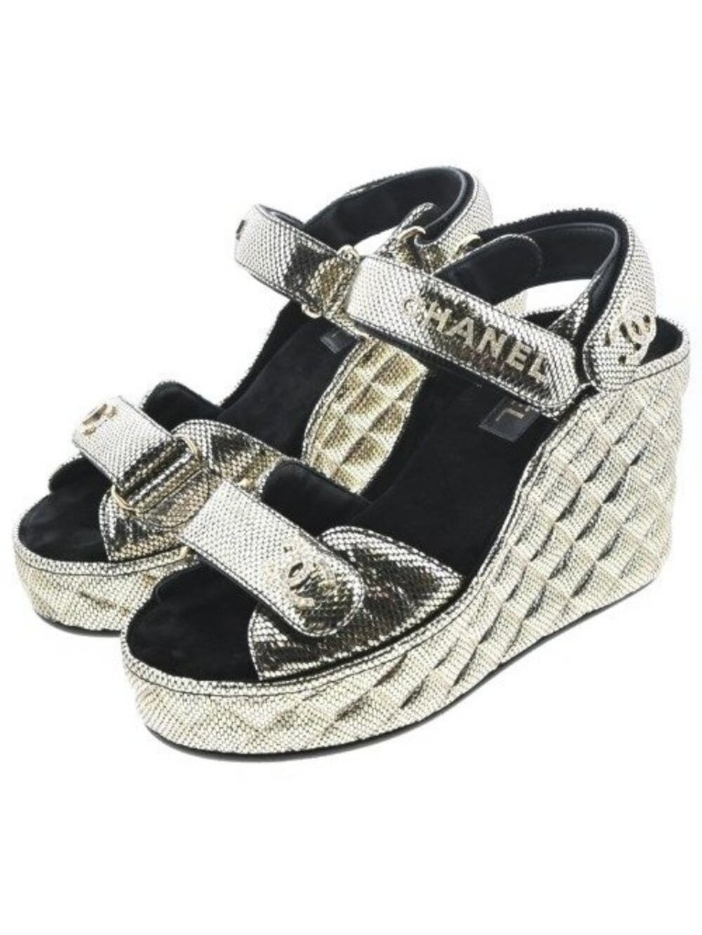 Chanel Sandals Silver